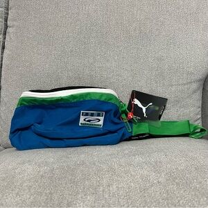 Y2K Puma Blue and Green Belt Bag